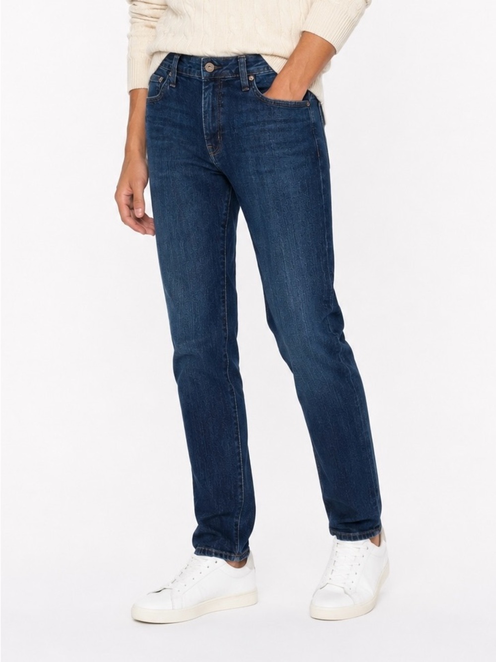 AG Everett Slim Straight Jeans Denim 360 Stretch Dark Wash 33x32 USA